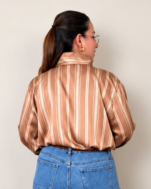 Camisa Portofino - SÜMAI COLLECTION - Camel