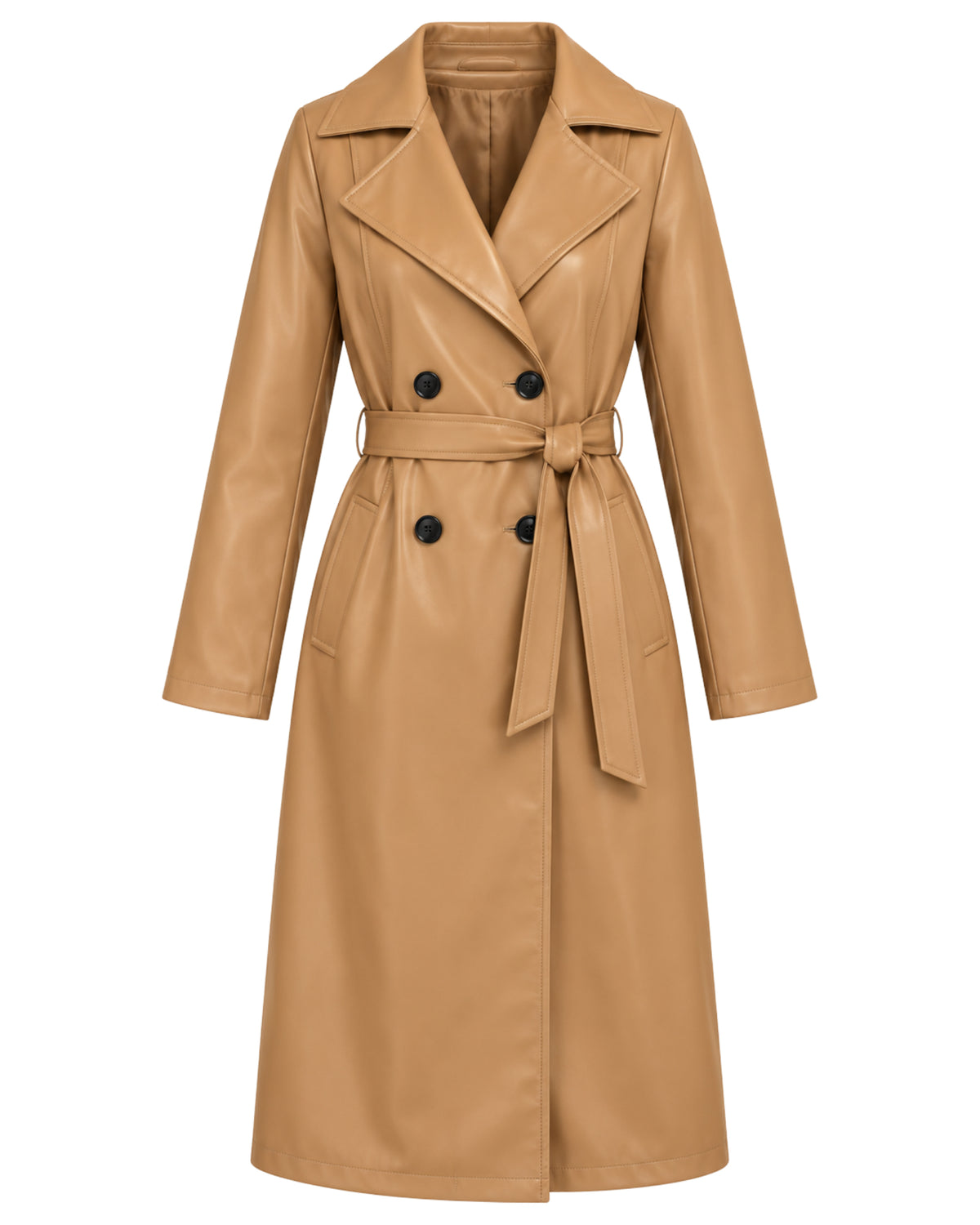 Gabardina Manhattan camel