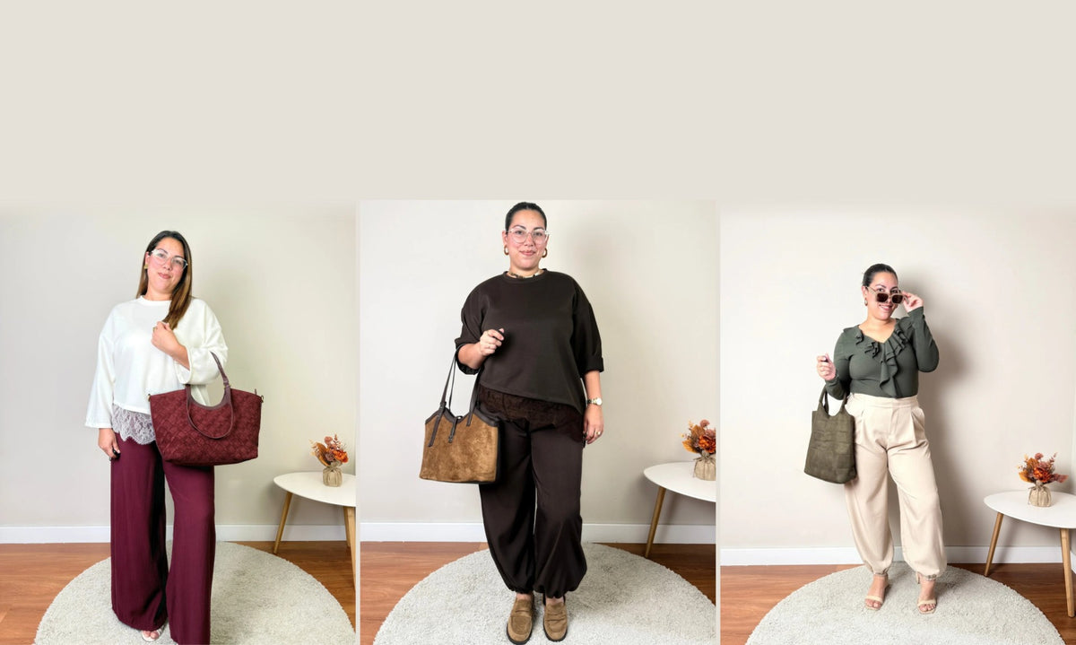 Tres outfits de Sümai Collection: Lisboa y Austria, Lisboa y Bruselas, Sevilla y Cairo