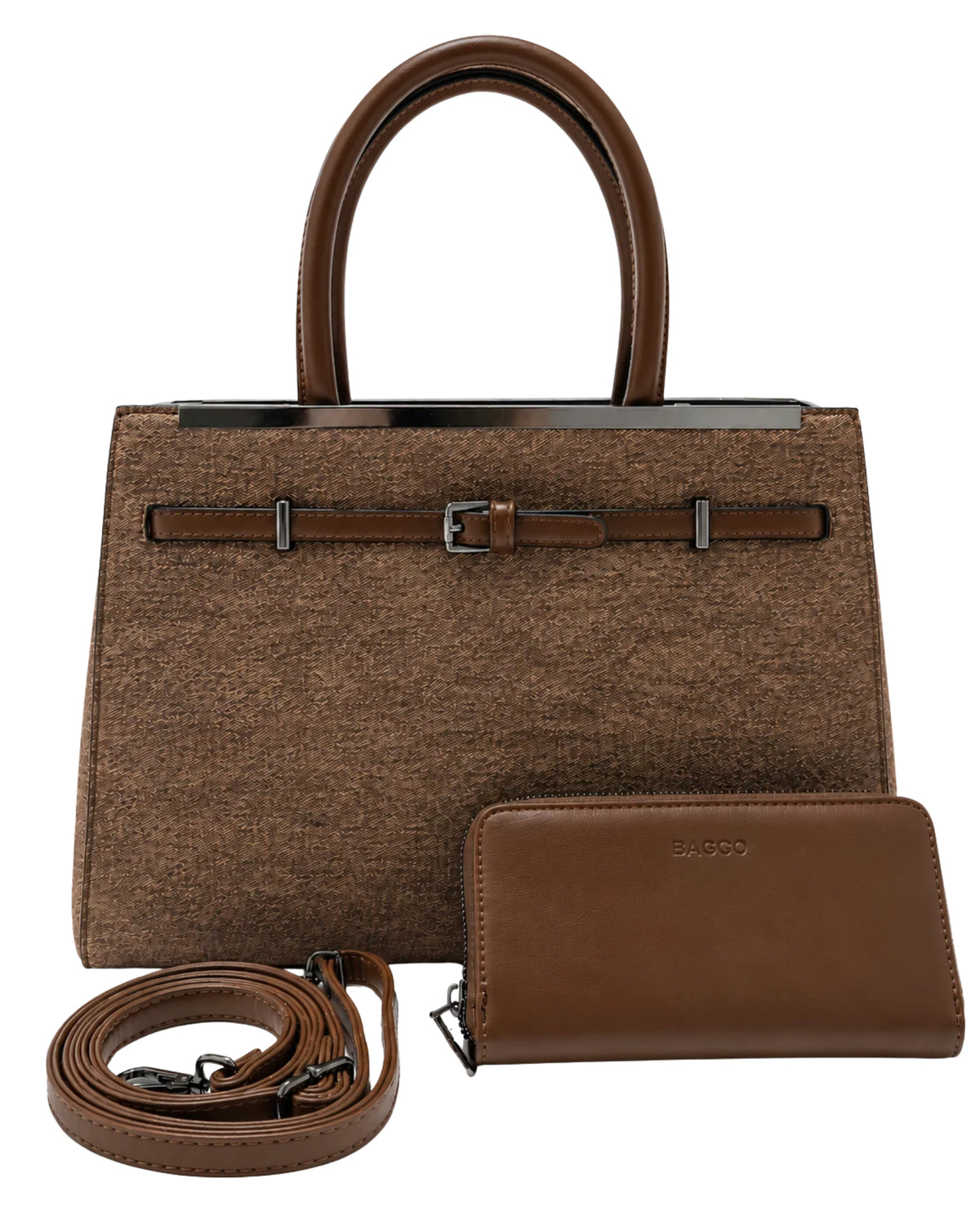 Bolso Tote Marrón