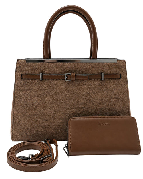 Bolso Tote Marrón