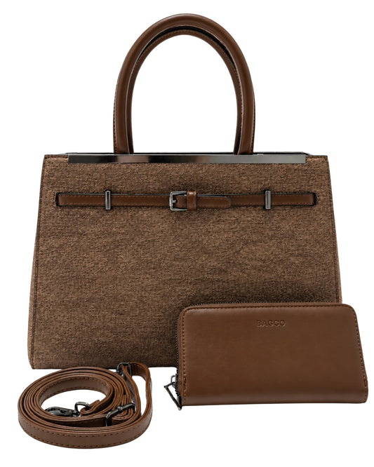 Bolso Tote Marrón