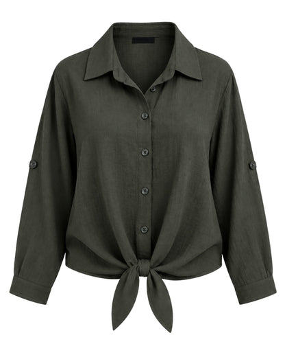 Camisa Cádiz - SÜMAI COLLECTION - Verde oliva