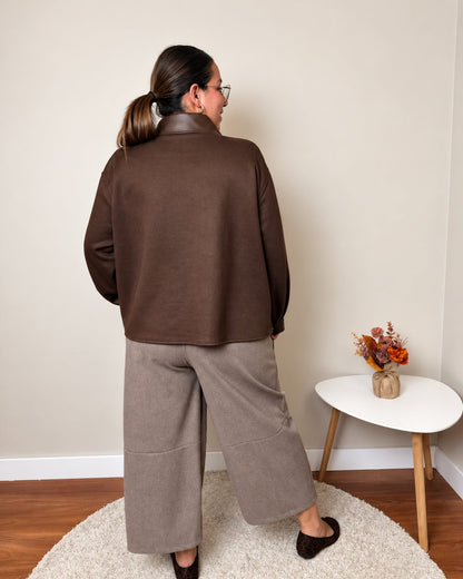 Chaqueta Aspen - SÜMAI COLLECTION - Marrón chocolate