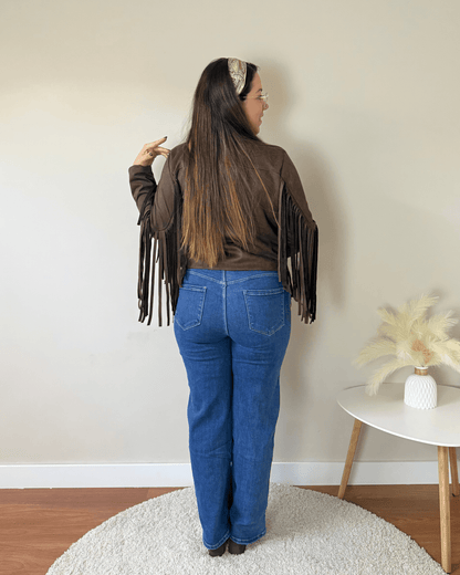 Chaqueta Western - SÜMAI COLLECTION - Marrón chocolate