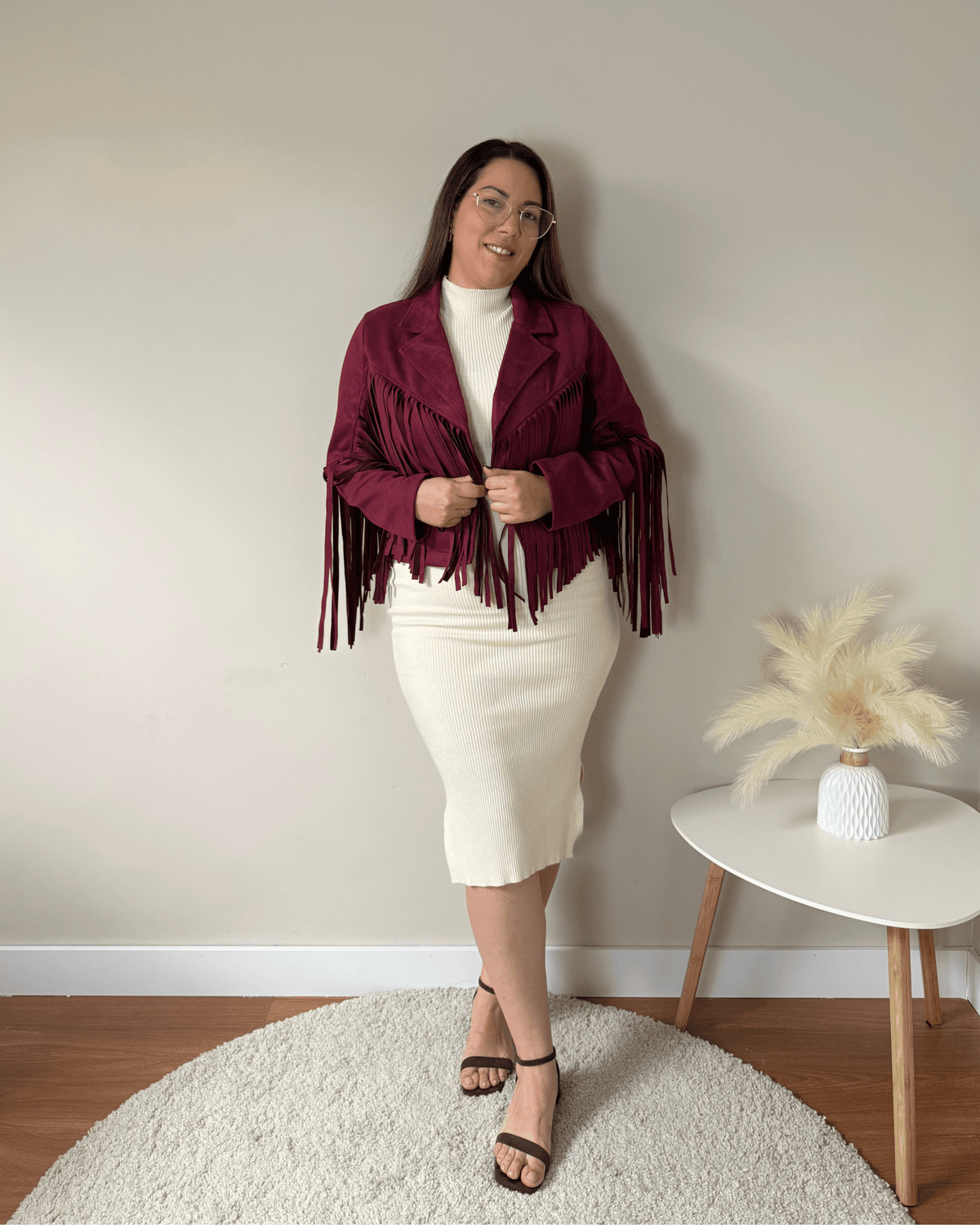 Chaqueta Western - SÜMAI COLLECTION - Burdeos