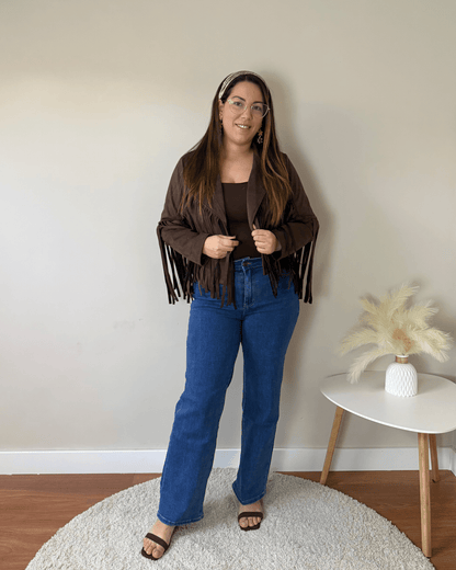 Chaqueta Western - SÜMAI COLLECTION - Marrón chocolate