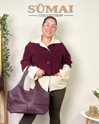 Chaqueta Copenhague burdeos