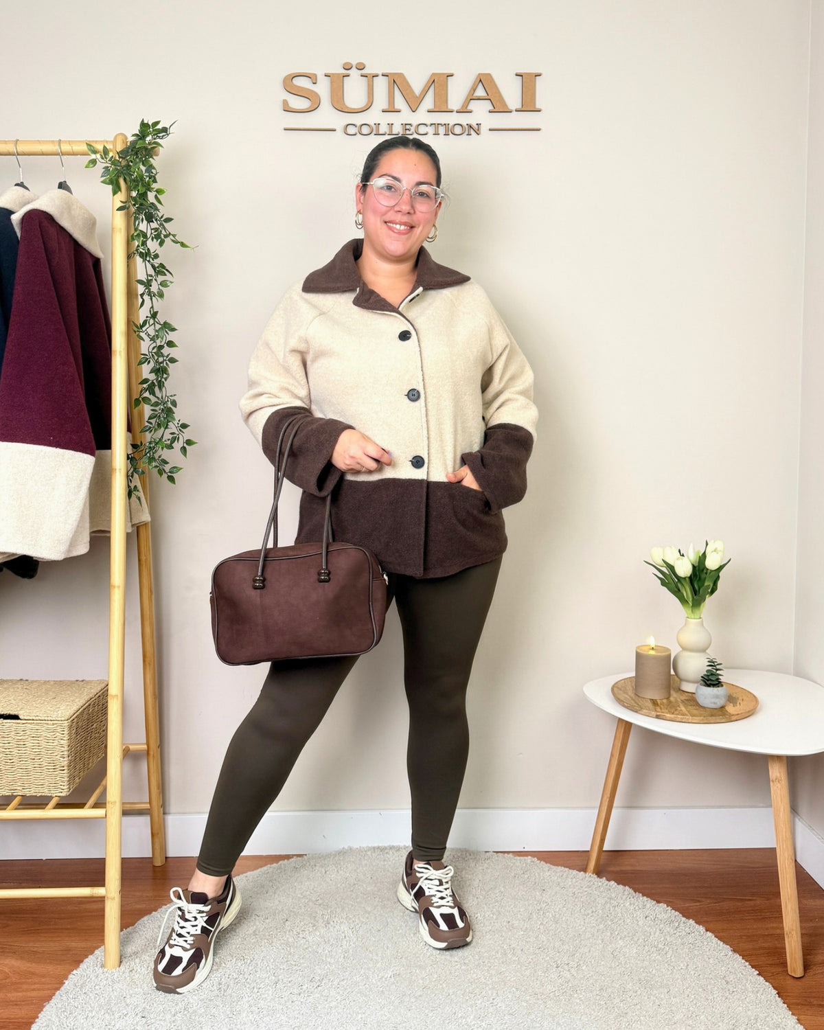 Chaqueta Copenhague crudo