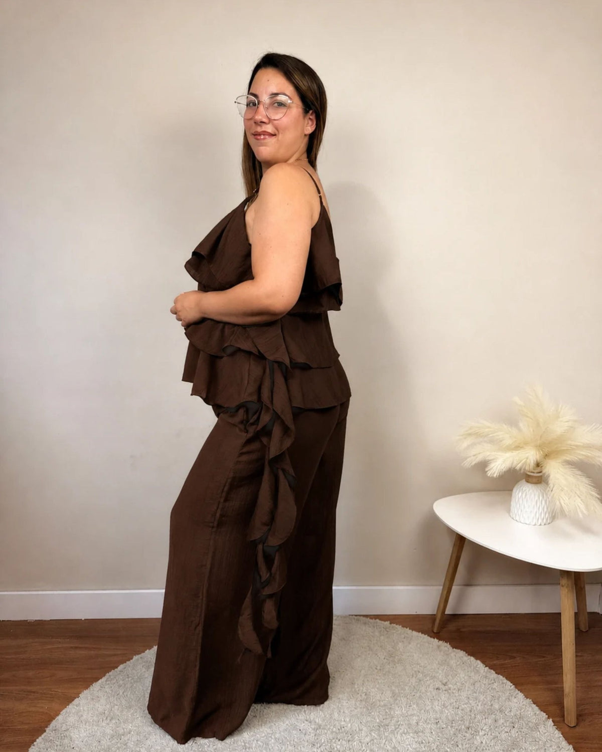 Conjunto Atenea - SÜMAI COLLECTION - Marrón chocolate