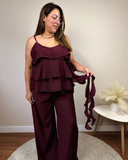 Conjunto Atenea - SÜMAI COLLECTION - Burdeos