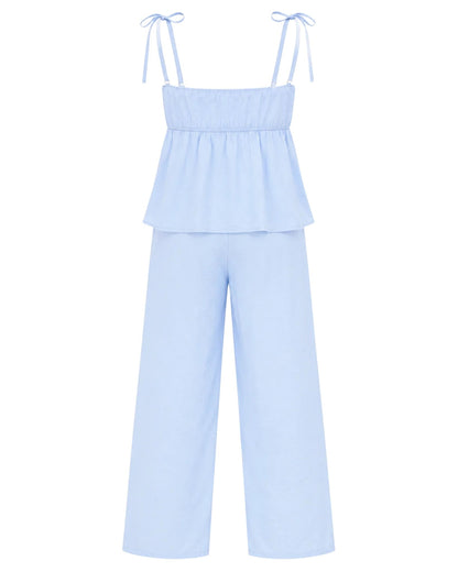 Conjunto Lazada - SÜMAI COLLECTION - Azul celeste