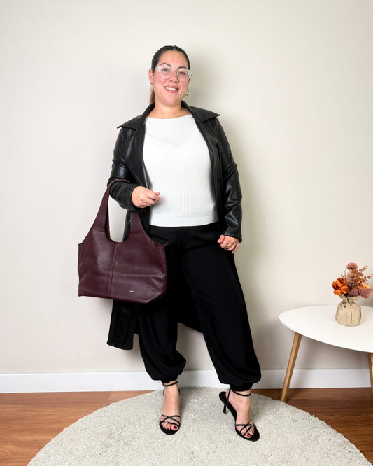 Gabardina Manhattan negra
