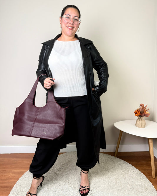 Gabardina Manhattan negra
