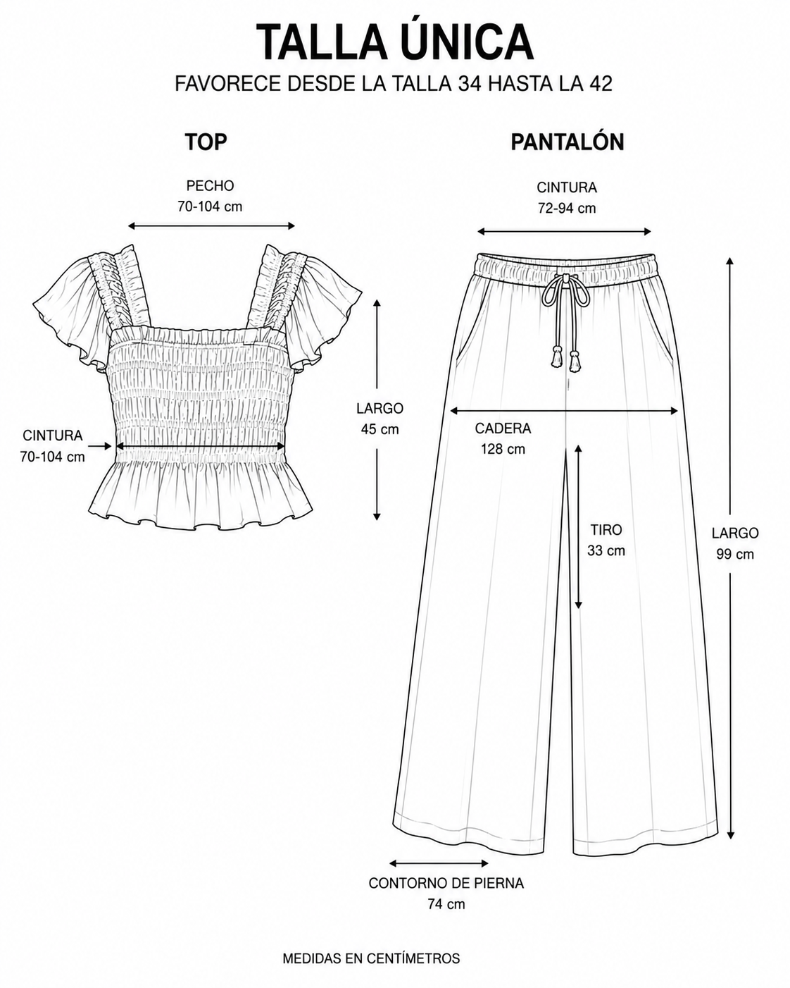 Guía de tallas