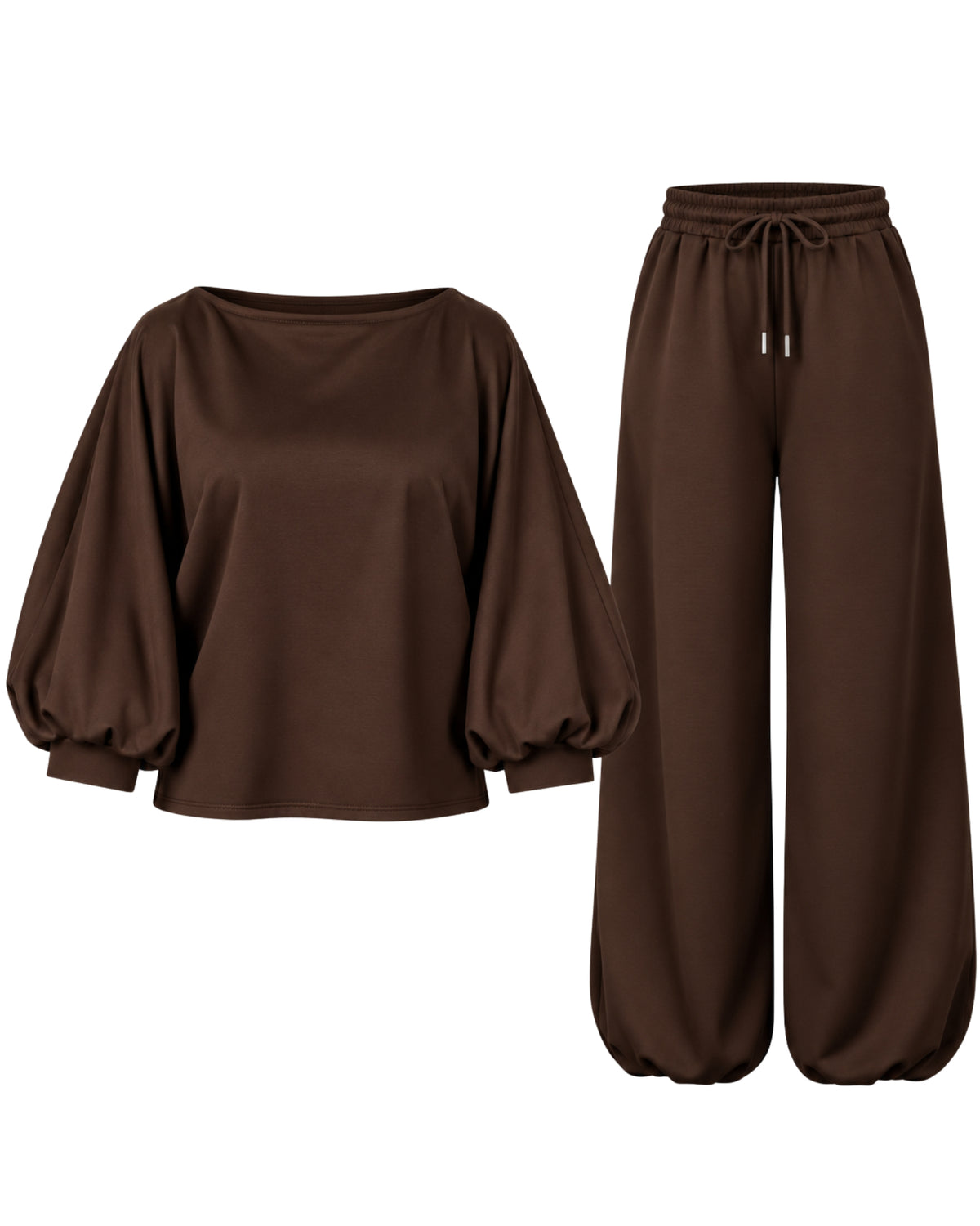 Conjunto Zúrich marrón chocolate