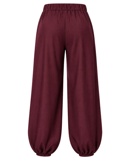 Pantalón Bruselas burdeos - SÜMAI COLLECTION - Burdeos