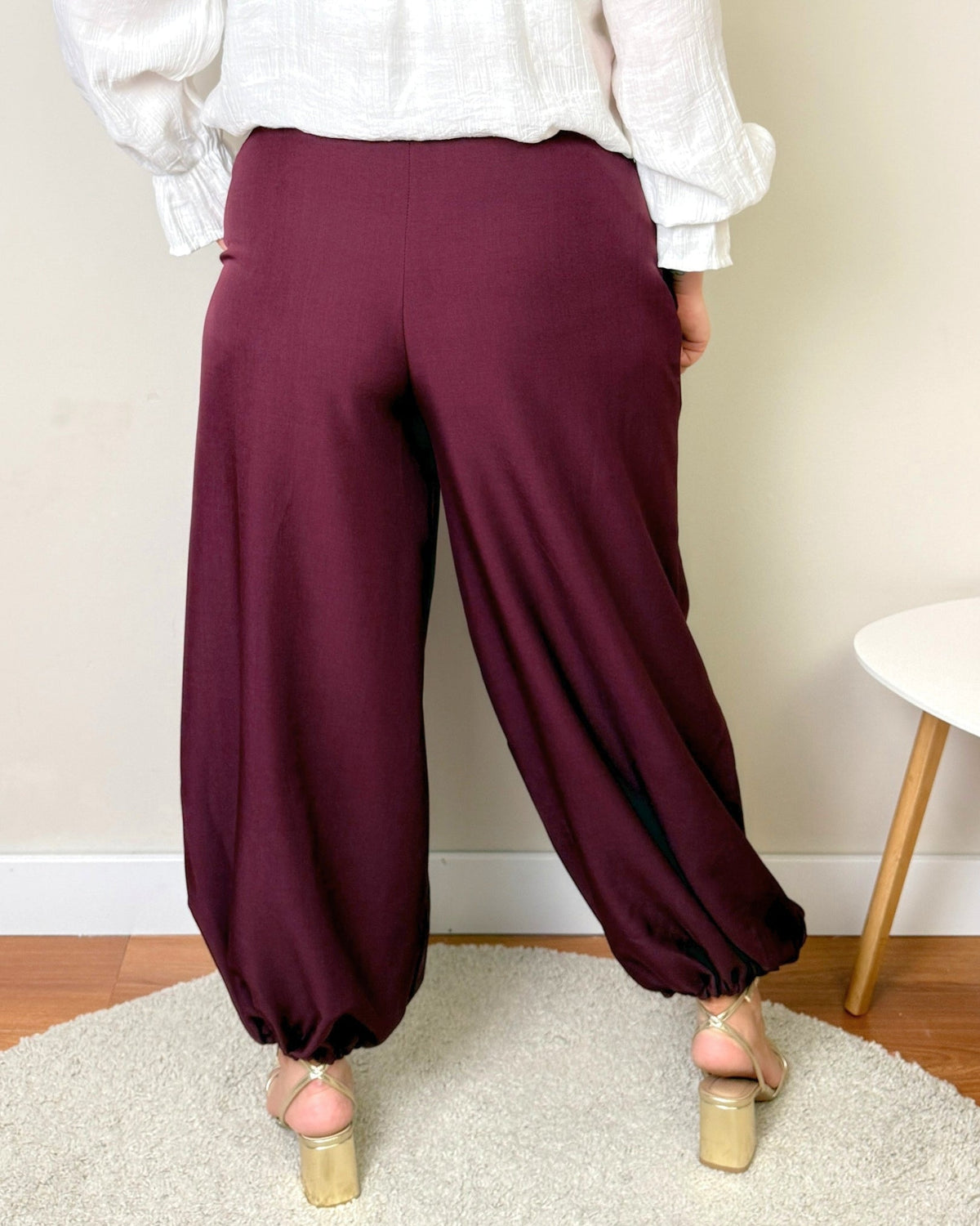 Pantalón Bruselas burdeos - SÜMAI COLLECTION - Burdeos