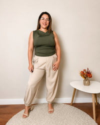 Pantalón Cairo beige - SÜMAI COLLECTION - beige