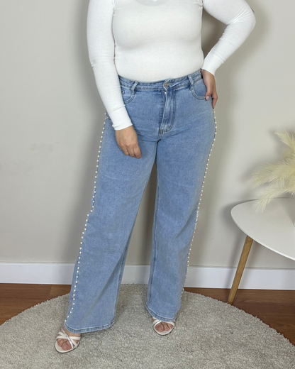 Pantalón Vaquero Perlas