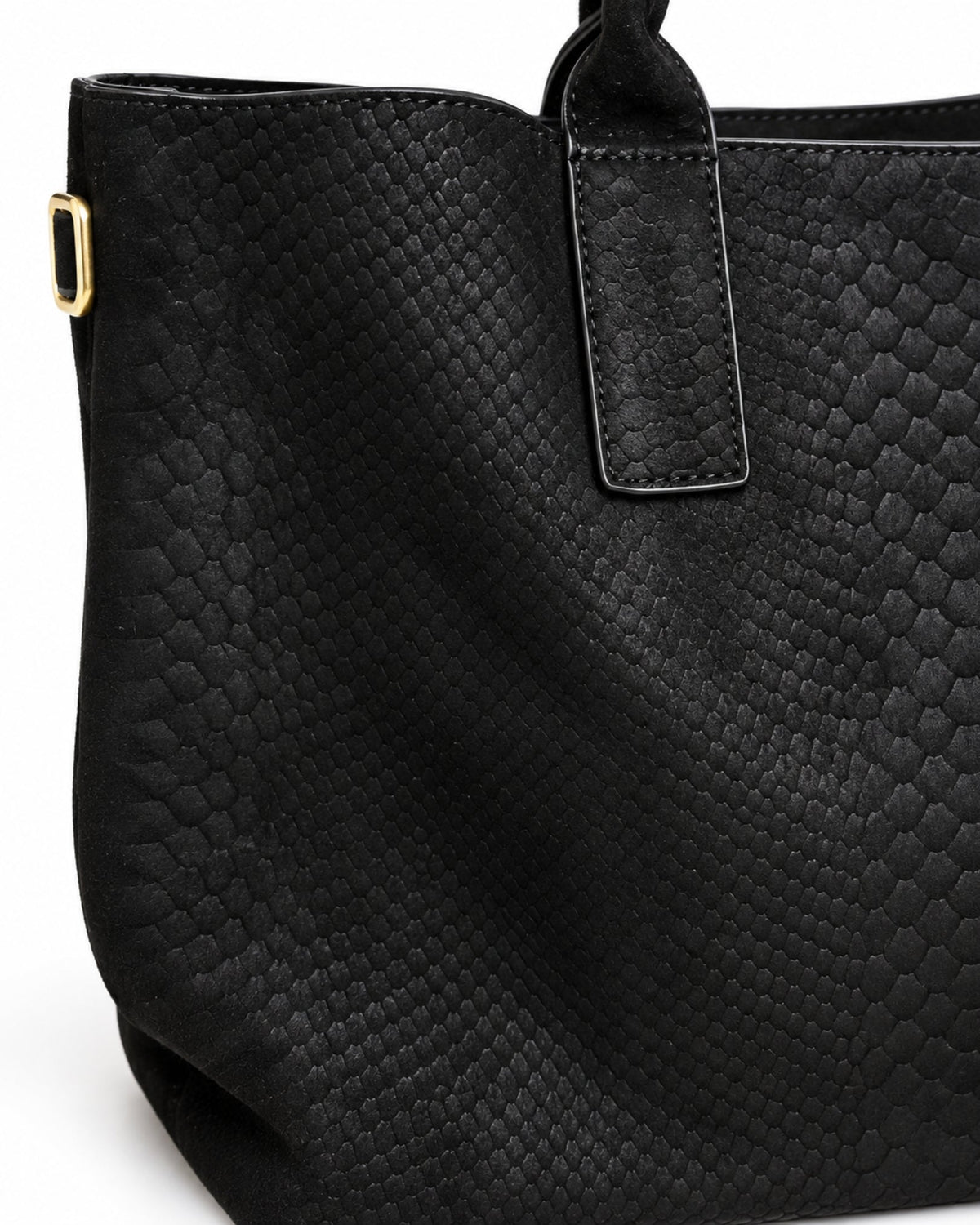 Tote Pitón Negro - SÜMAI COLLECTION - Tote Pitón Negro