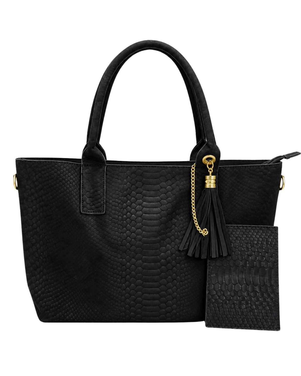 Tote Pitón Negro - SÜMAI COLLECTION - Tote Pitón Negro
