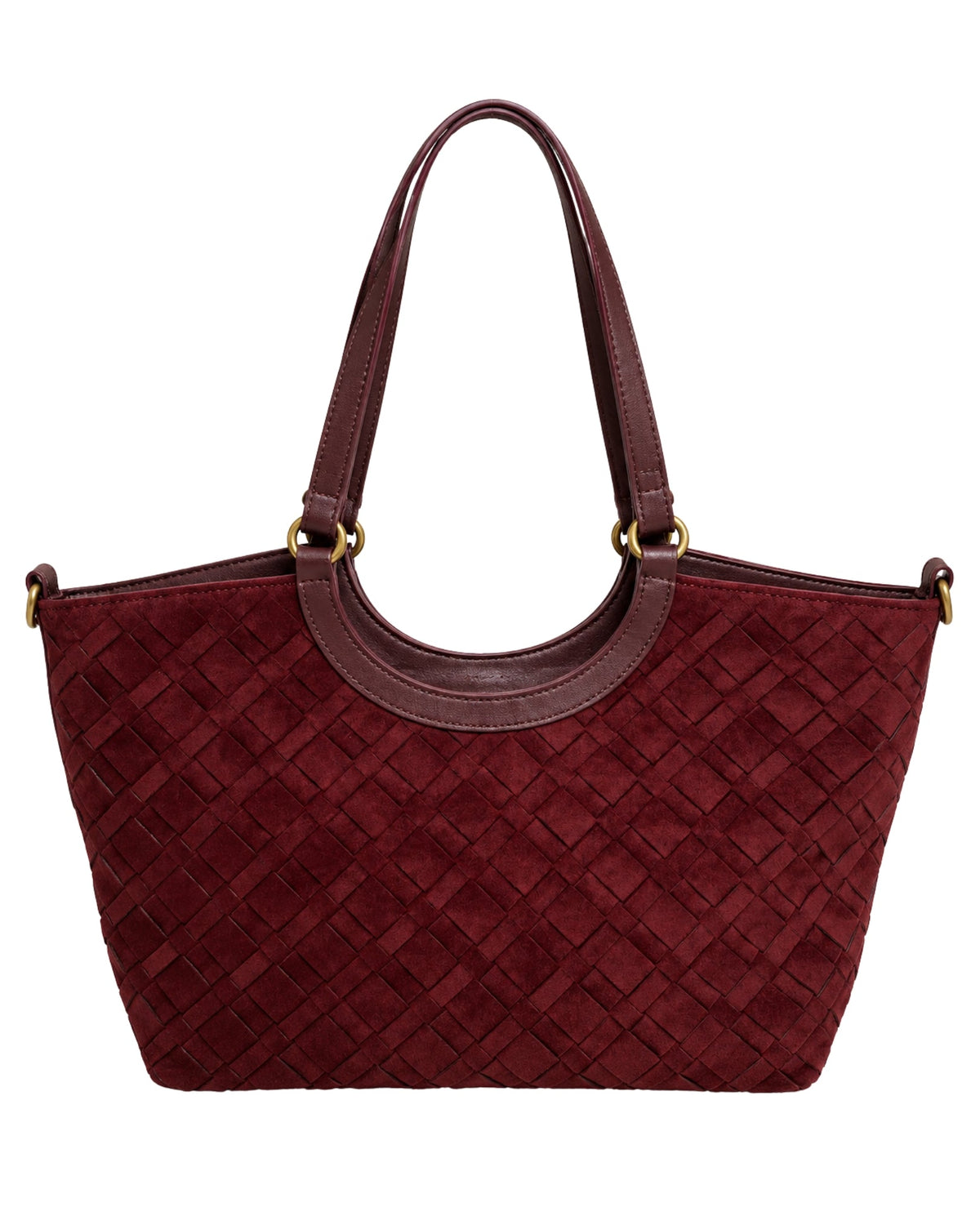 Tote Trenzado Burdeos - SÜMAI COLLECTION - Tote Trenzado Burdeos