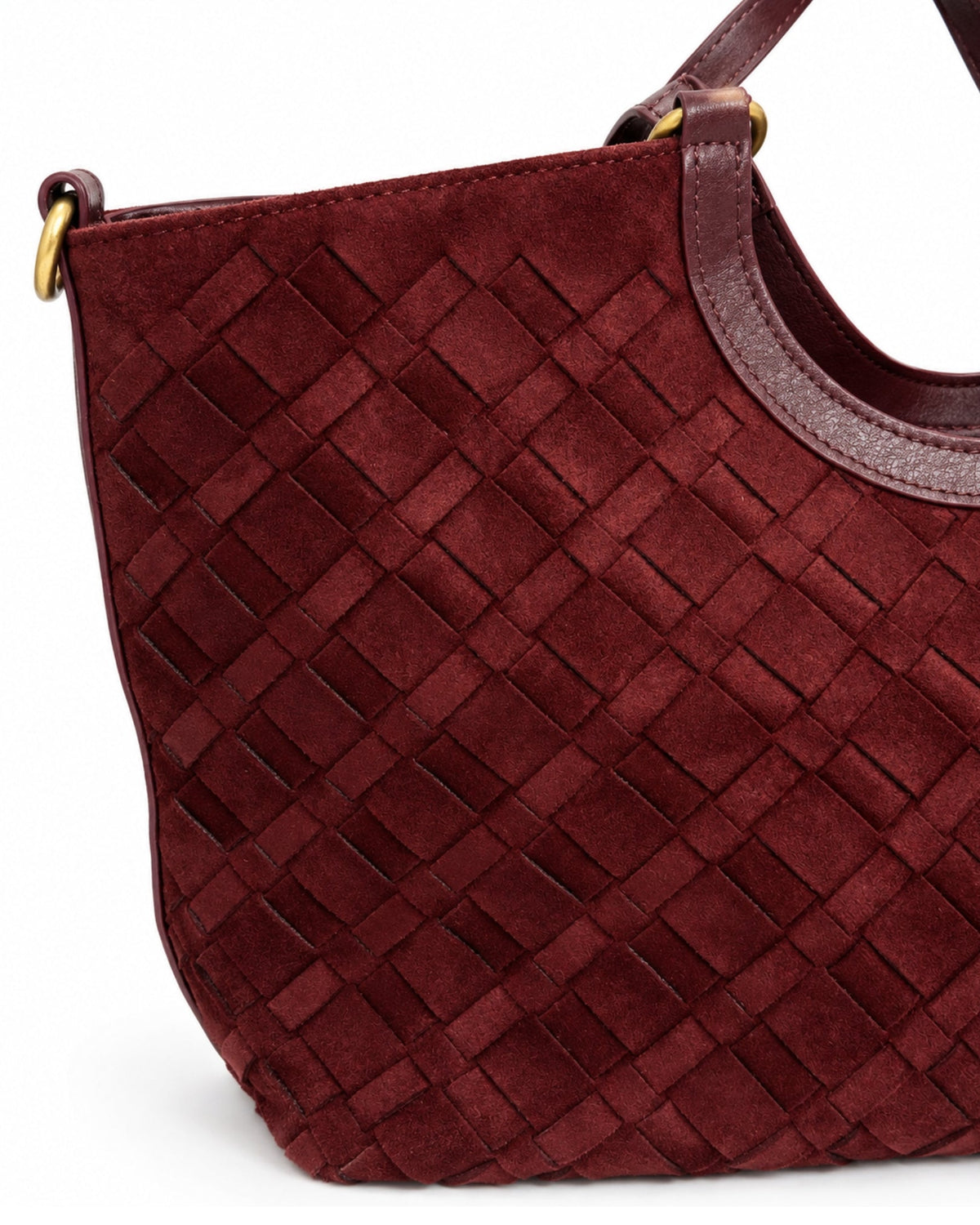 Tote Trenzado Burdeos - SÜMAI COLLECTION - Tote Trenzado Burdeos