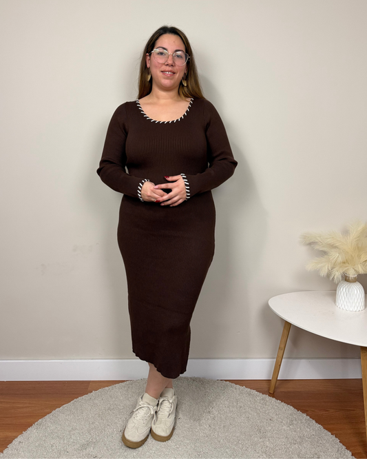 Vestido Canalé Cordón